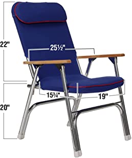 Seachoice 78511 High-Back Canvas Folding Chair