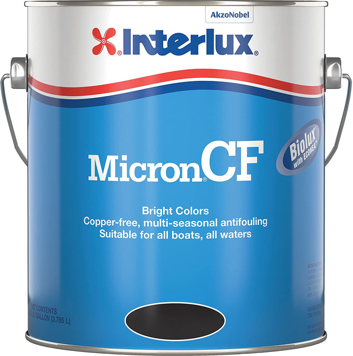 Interlux YBD103/1 Micron CF Antifouling Paint Black, Gallon
