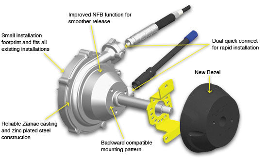 Seastar SSX177XX XTREME™ Tilt NFB Steering Kit