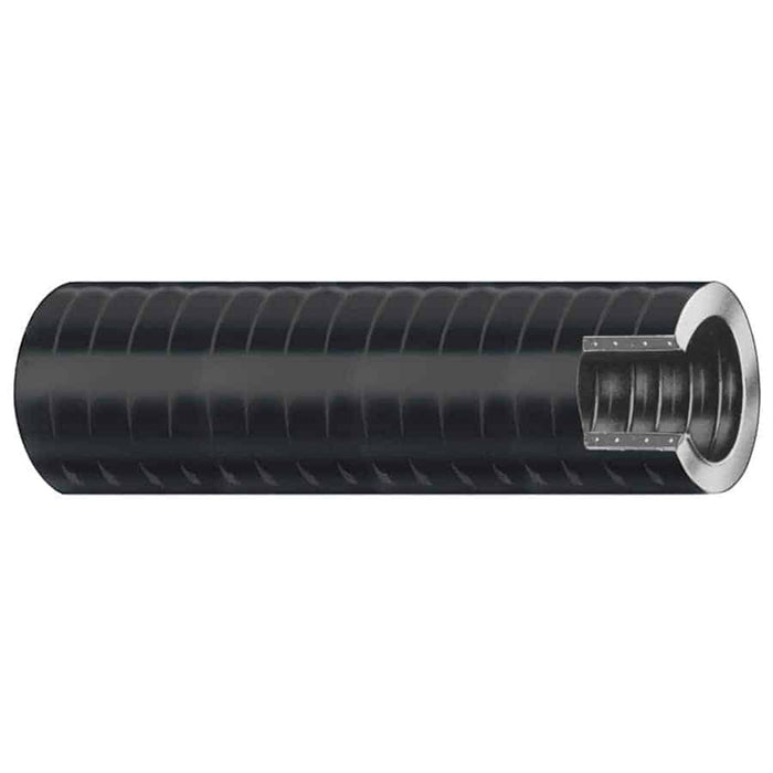 Trident Marine 1" x 50' Box VAC XHD Bilge  Live Well Hose Black - Soft Plasticizer Wall [149-1006]