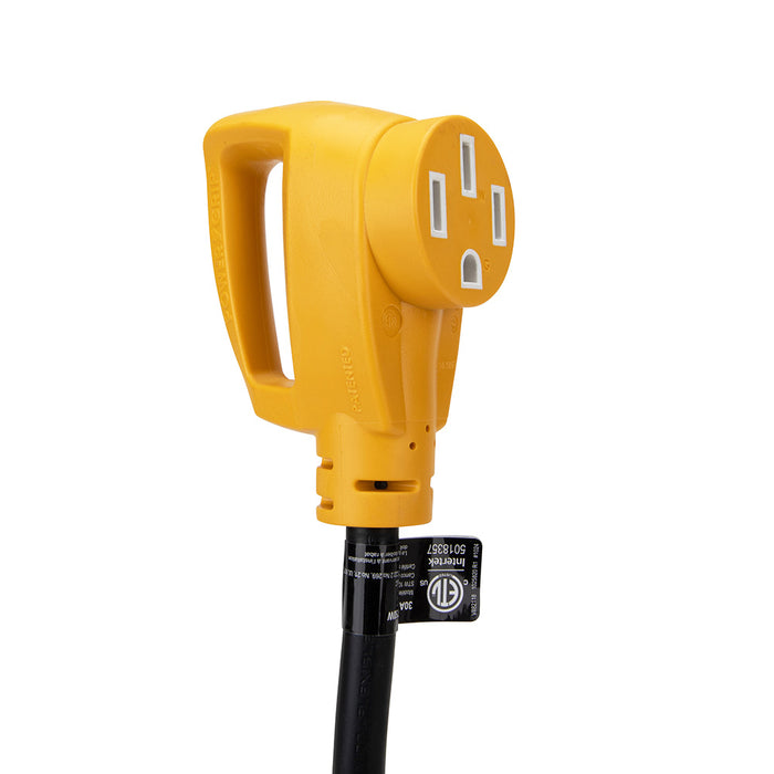 Camco Power Grip RV 18" 30Amp Circuit Analyzer Dogbone - Integrated Surge Protection [55460]