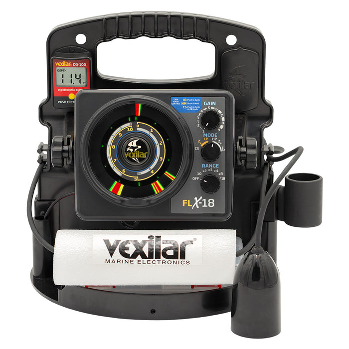 Vexilar FLX-18 Pro Pack II Fishing System w/12 Degree Ice-Ducer  DD-100 [PPX1812]