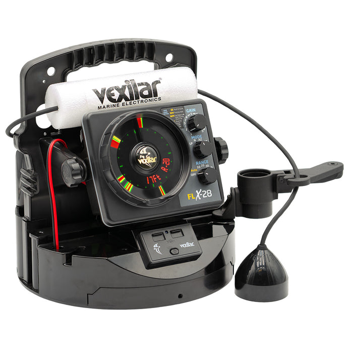 Vexilar FLX-28 Pro Pack Elite Fishing System w/Pro View Ice-Ducer  Vexilar Lithium Battery [PPEL28PV]