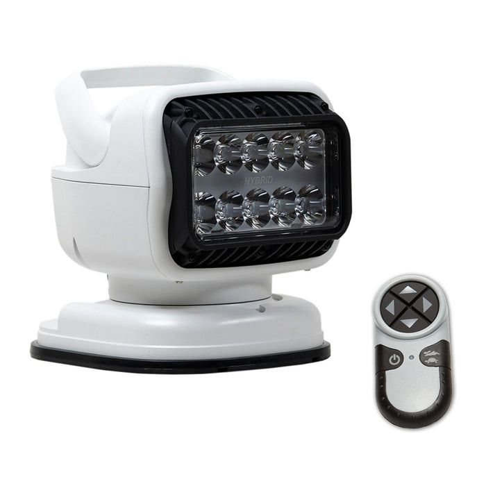 Golight GT Series LED Hybrid Portable Light w/Permanent Shoe Mount Handheld Wireless Remote - 12V - White [79008GT]
