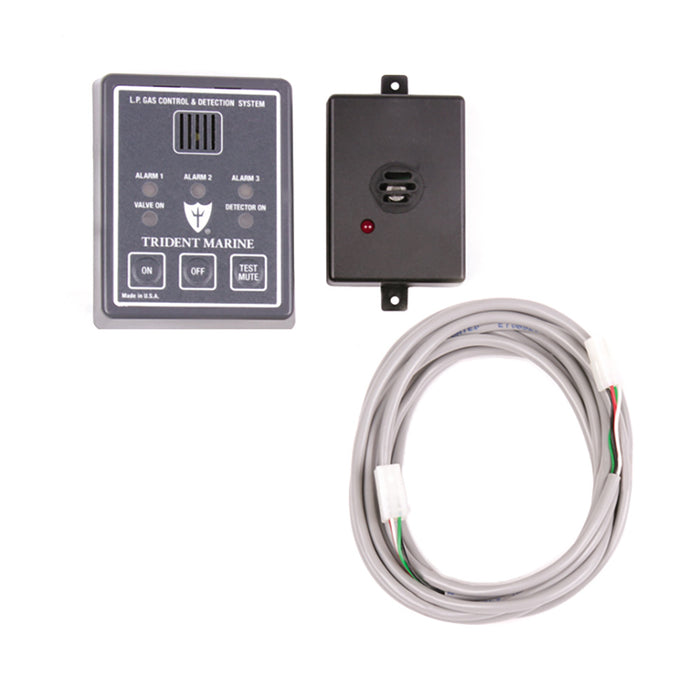 Trident Marine 12/24V Full Detection Panel w/Gas Detector  10' Quick Cable - Solenoid Not Included [1300-7760]