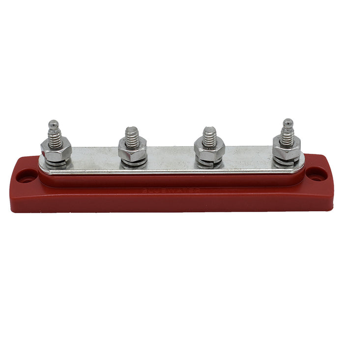 Bluewater Common Stud Busbar 4 Gang - Red [312303-B-025]