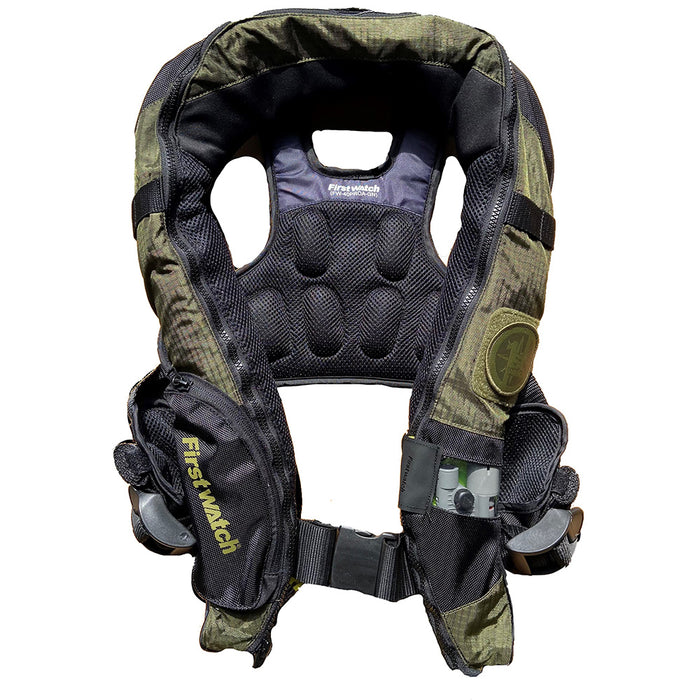 First Watch Auto/Manual Convertible 38G Inflatable PFD - Green [FW-40PROA/M-GN]