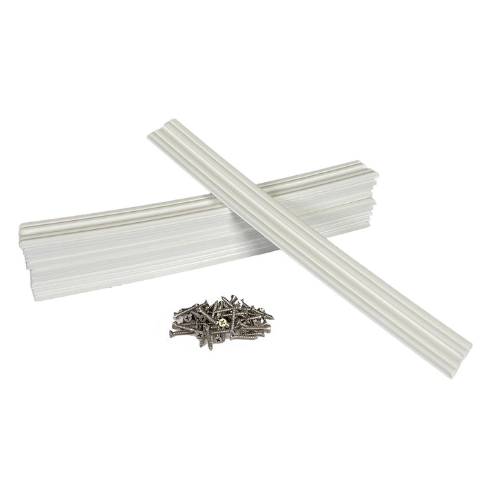 Caliber Marine Slides 1.5"x15" White *10-Pack [23031]