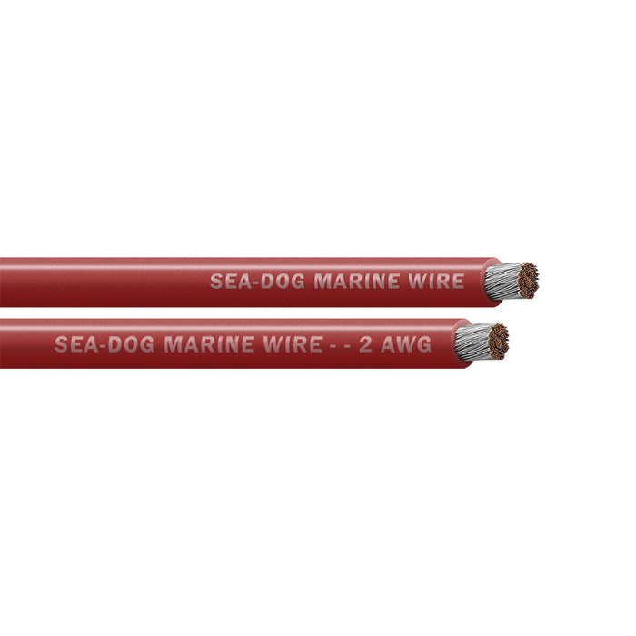Sea-Dog 2 AWG Red Battery Cable - 400' [8002026]