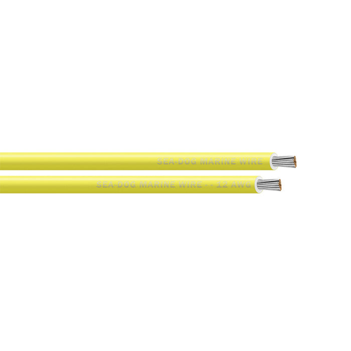 Sea-Dog 12 AWG Yellow Primary Wire - 25' [8012030]