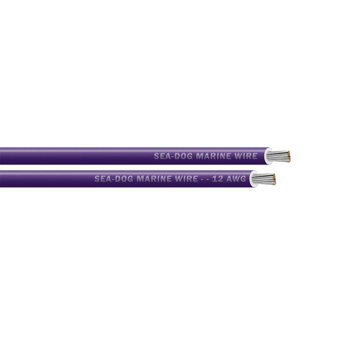 Sea-Dog 12 AWG Purple Primary Wire - 25' [8012100]