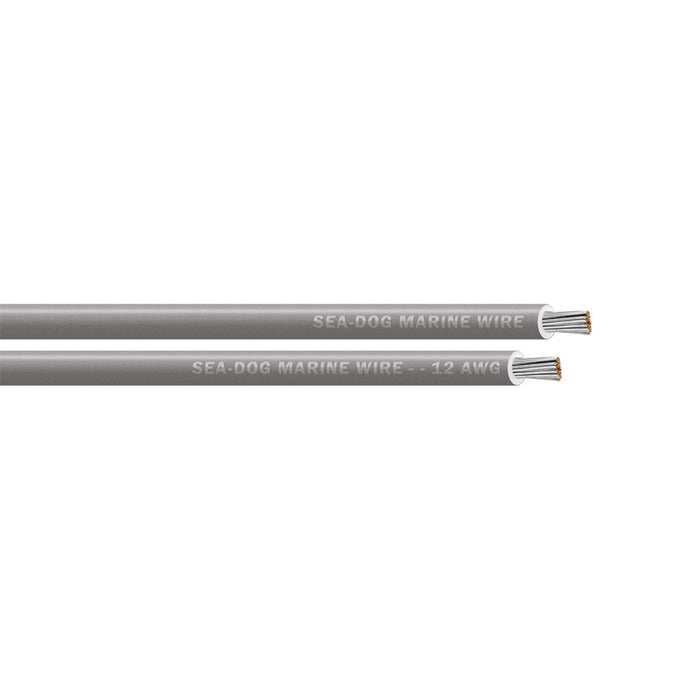 Sea-Dog 12 AWG Grey Primary Wire - 1000' [8012119]