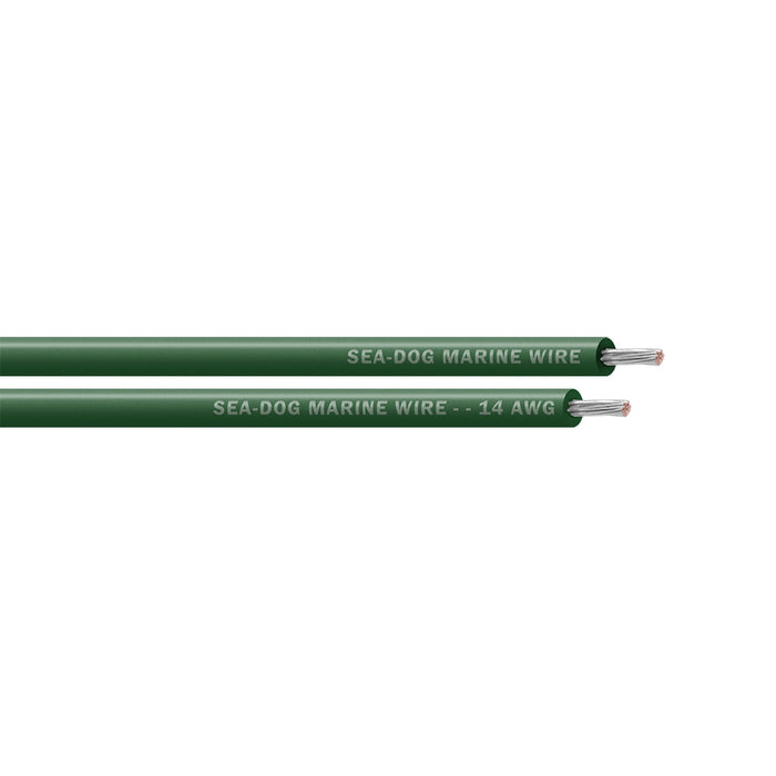 Sea-Dog 14 AWG Green Primary Wire - 500' [8014047]