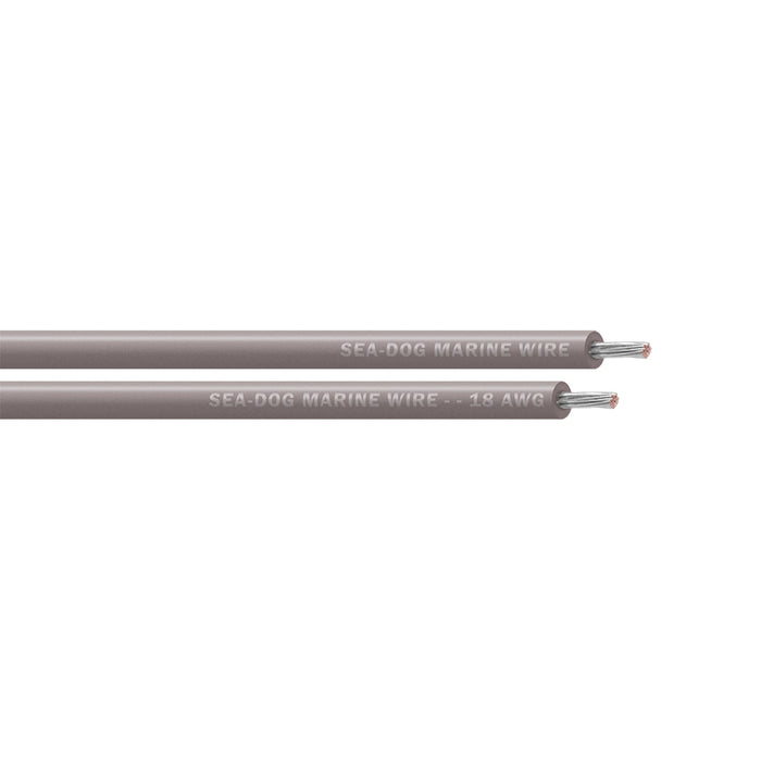 Sea-Dog 18 AWG Grey Primary Wire - 1000' [8018119]