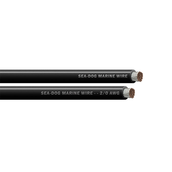 Sea-Dog 2/0 AWG Black Battery Cable - 100' [8021012]
