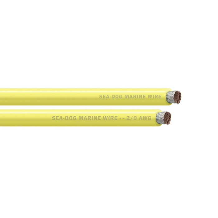 Sea-Dog 2/0 AWG Yellow Battery Cable - 100' [8021032]