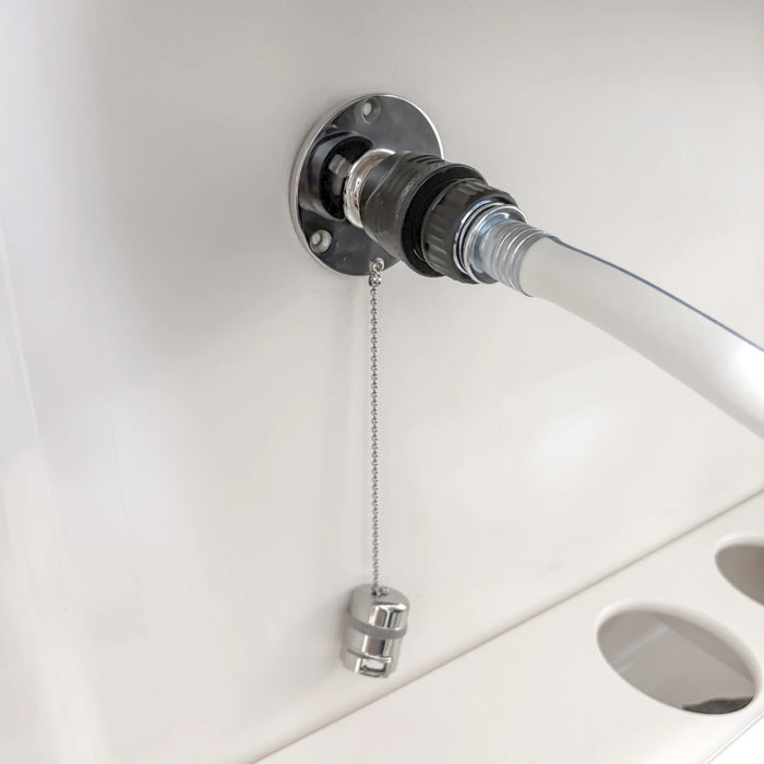 Flushmaster Quick Connect Water Fitting 1/2" Barb [SM-QCWFSS12]