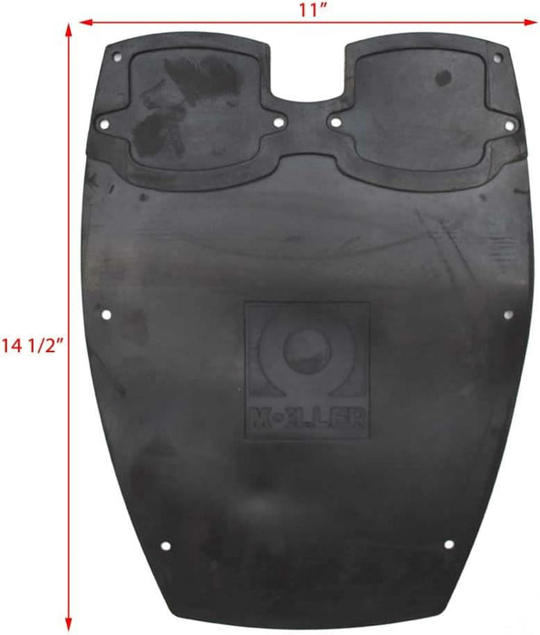 Moeller 99074-10 Transom Protector Pad Black Rubber