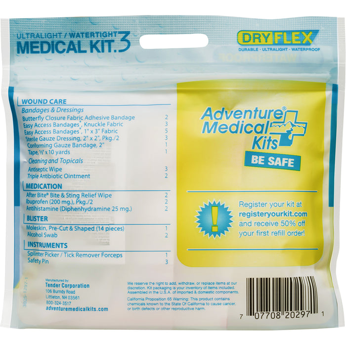 Adventure Medical Ultralight/Watertight .3 vo First Aid Kit [0125-0297]