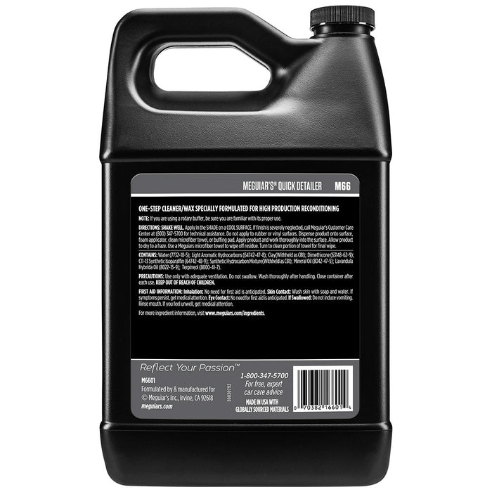 Meguiars Mirror Glaze Quick Detailer - 1 Gallon *Case of 4* [M6601CASE]