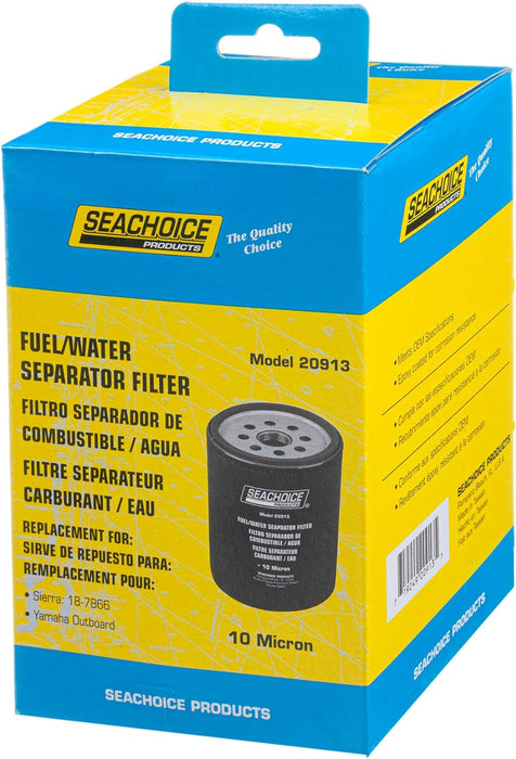 Seachoice 20913 Fuel/Water Separator Filter, Replaces Sierra: 18-7866; Yamaha Outboard