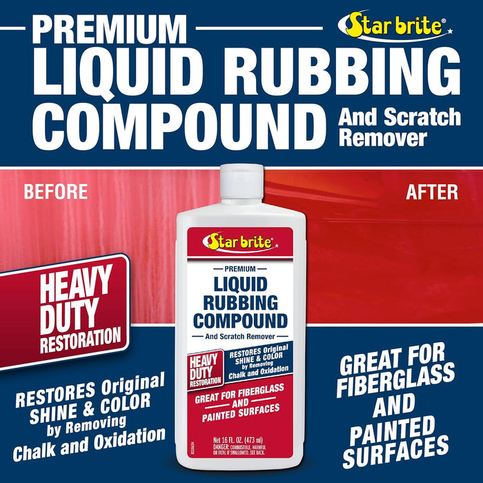 Starbrite 81318 Liquid Rubbing Compound Heavy Oxidation