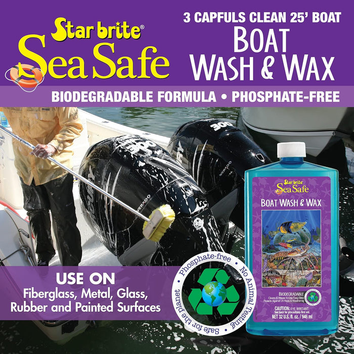Starbrite 89737 Sea Safe Wash/Wax