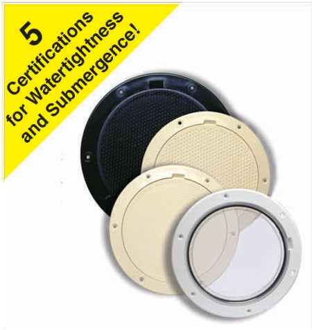 Beckson DP65-B Pry-Out Deck Plate Black