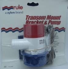 Rule27DTB Transom Mount Aerator Pump 1100