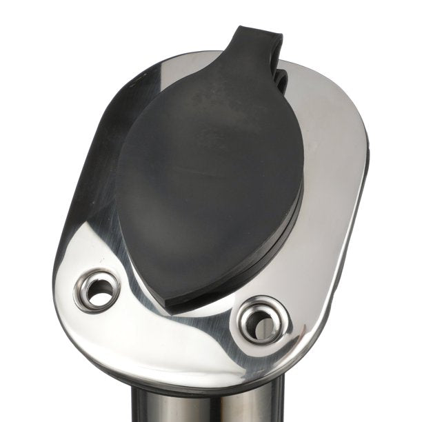 Seachoice 89121 Rod Holder With Cap, Stainless Steel