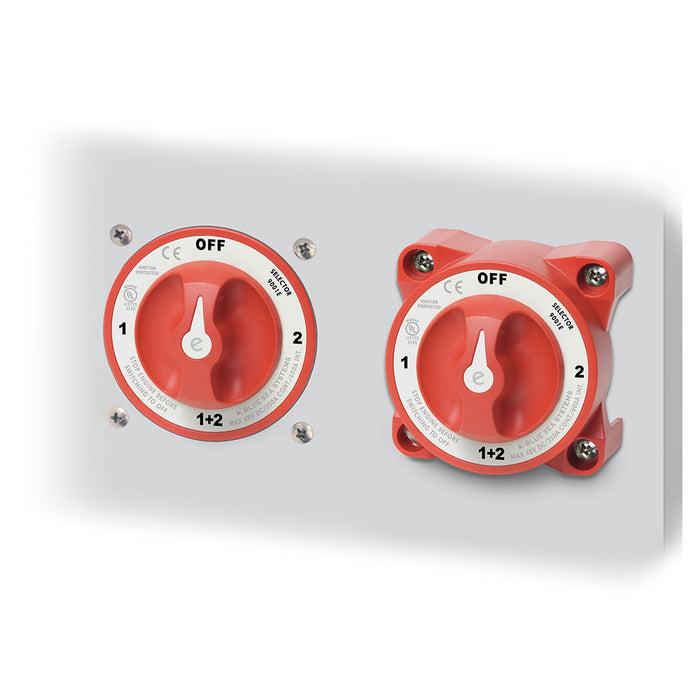 Blue Sea 5511e e-Series Dual Circuit Plus Battery Switch [5511E]