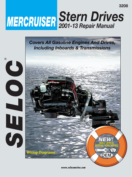 SELOC 3208 Mercruiser Stern Drives/Inboards 2001-13