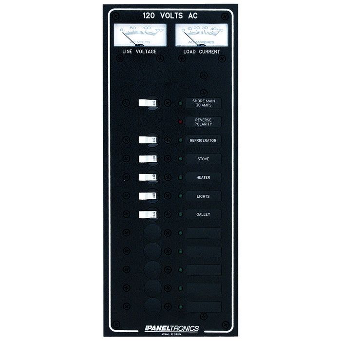 Paneltronics Standard AC 10 Position Breaker Panel & Main w/LED [9972320B]