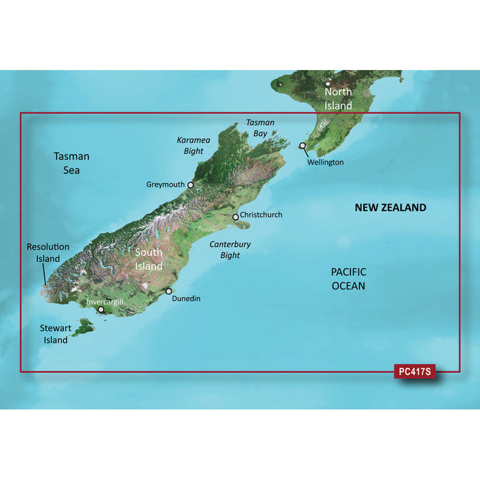 Garmin BlueChart g3 HD - HXPC417S - New Zealand South - microSD/SD [010-C0875-20]