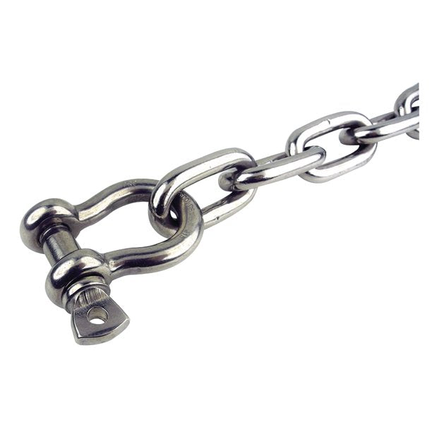 Seachoice 44123 Stainless Steel Anchor Lead Chain