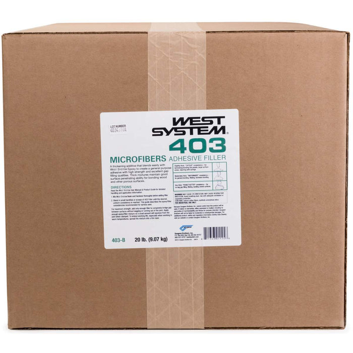 West System 403-B Microfibers Filler, 20lbs