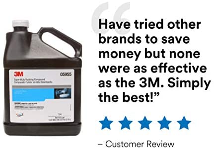 3M Super Duty Rubbing Compound, 05955, 1 Gal