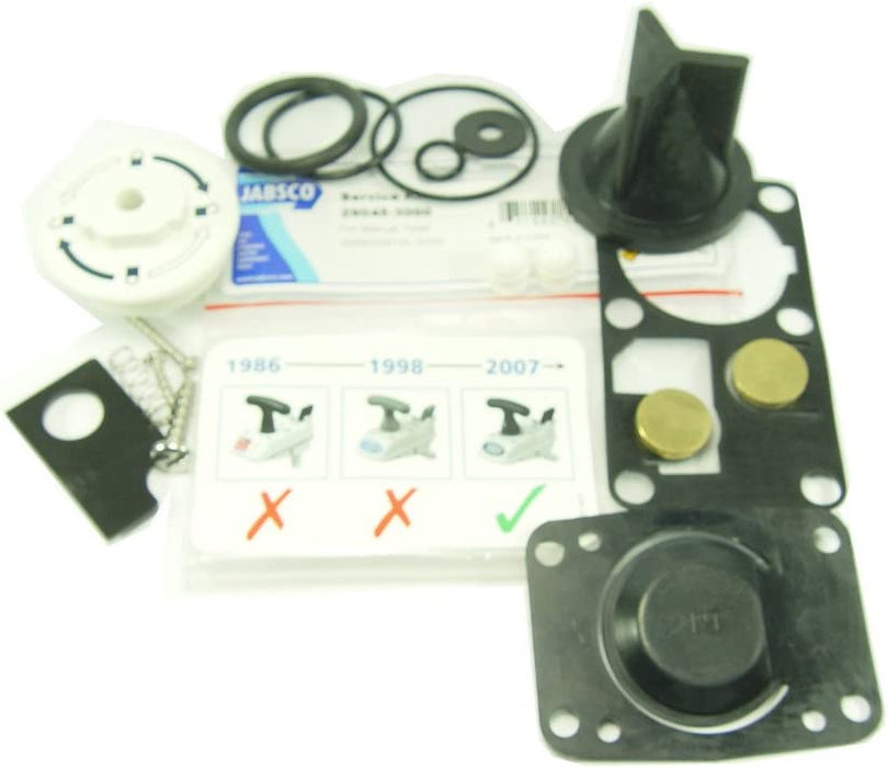 Jabsco Service Kit f/Manual Toilet 29090/29120-3000 [29045-3000]