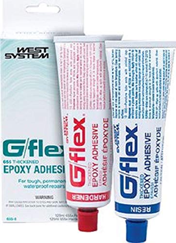 West System 655-8 G/flex Epoxy Adhesive, Two 4.5 fl oz.