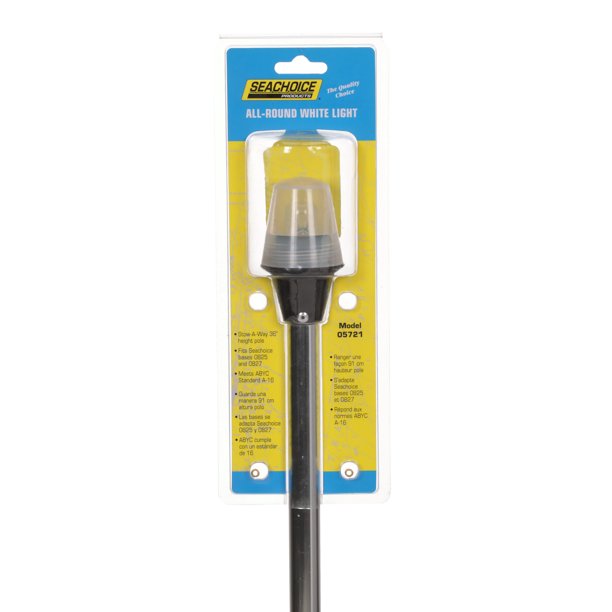 Seachoice 05721 Replacement Spare Pole Light Only, Frosted 36"