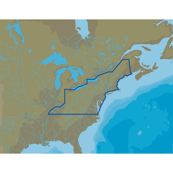 C-MAP 4D Lakes NA-D073 North East [NA-D073]