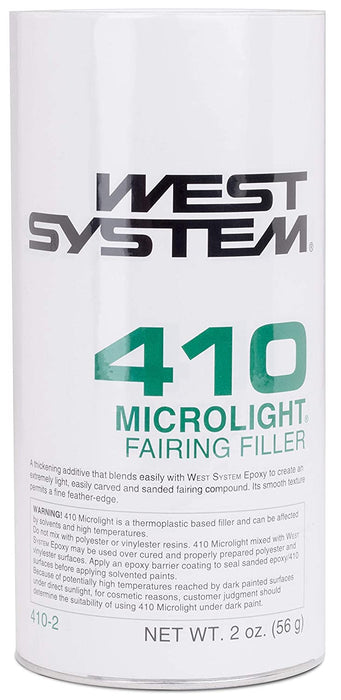 West System 410-2 Microlight Filler 2 Oz.