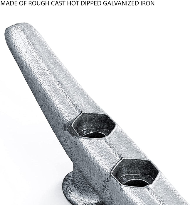 Galvanized Boat Dock Cleats 6 inch-8 Pack
