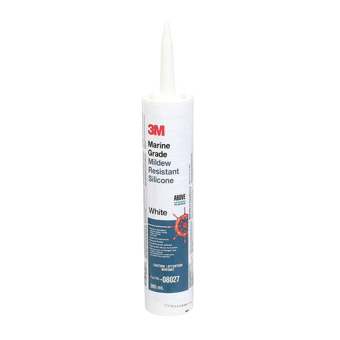 3M Marine 08027 Grade Silicone Sealant White