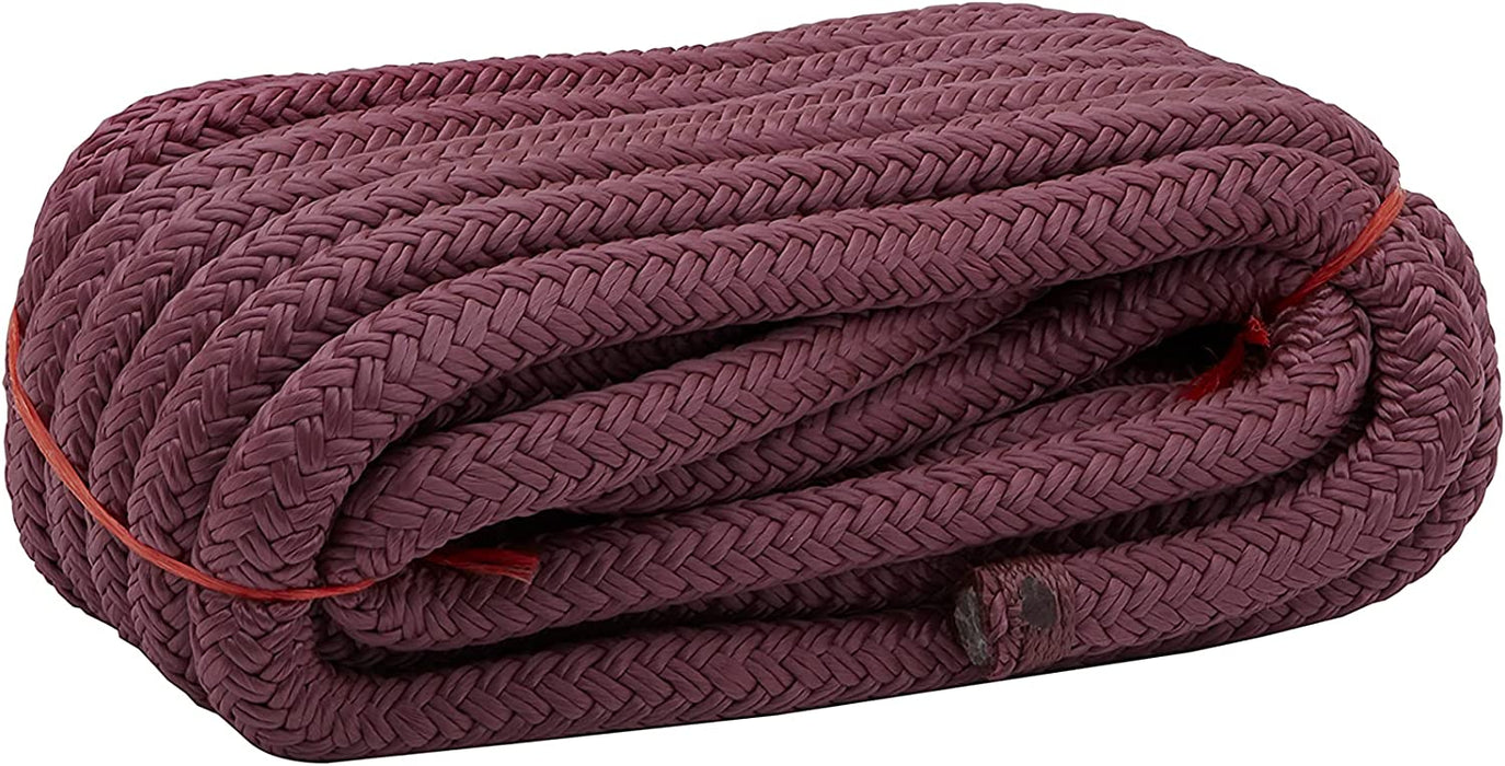 Seachoice 39971 Double Braid Nylon Dock Line with Eye Splice 1/2"X25'
