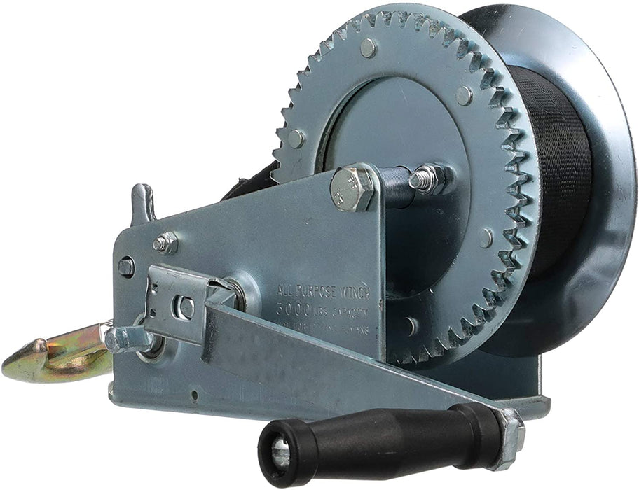 Seachoice 52261 Trailer Winch, Max Load 3,000 Pounds