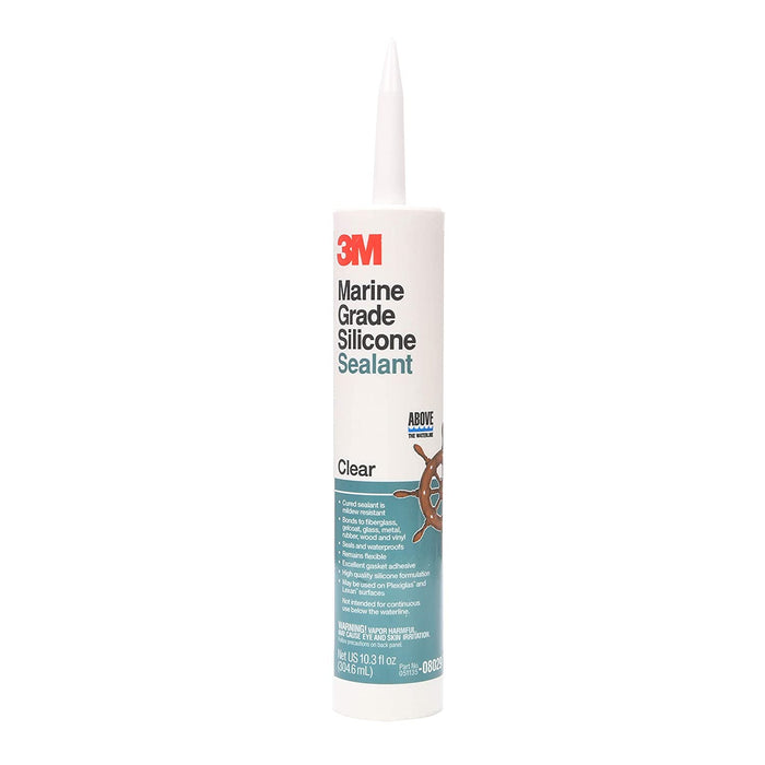 3M Marine 08029 Grade Silicone Sealant Clear