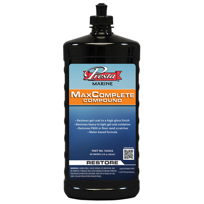 Presta MaxComplete Compound - 32oz [163032P]