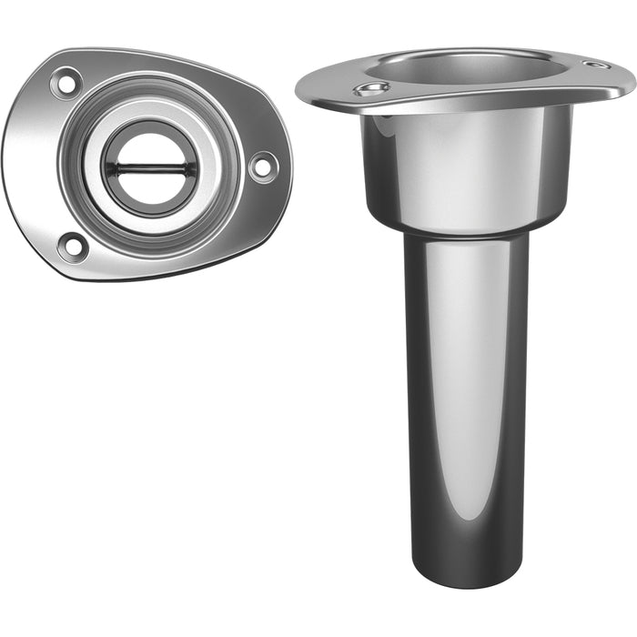Mate Series Stainless Steel 0 Rod  Cup Holder - Open - Oval Top [C2000ND]