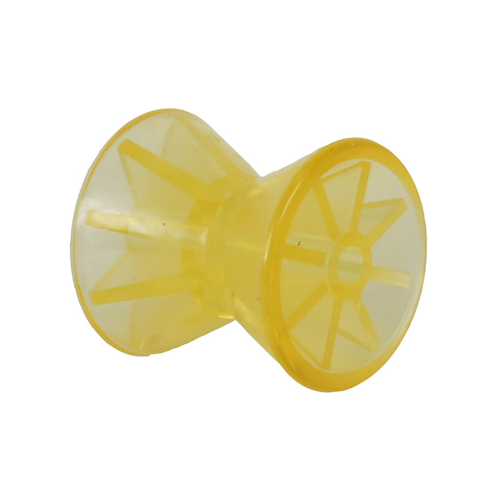 C.E. Smith Bow Roller - Yellow PVC - 4" x 1/2" ID [29543]
